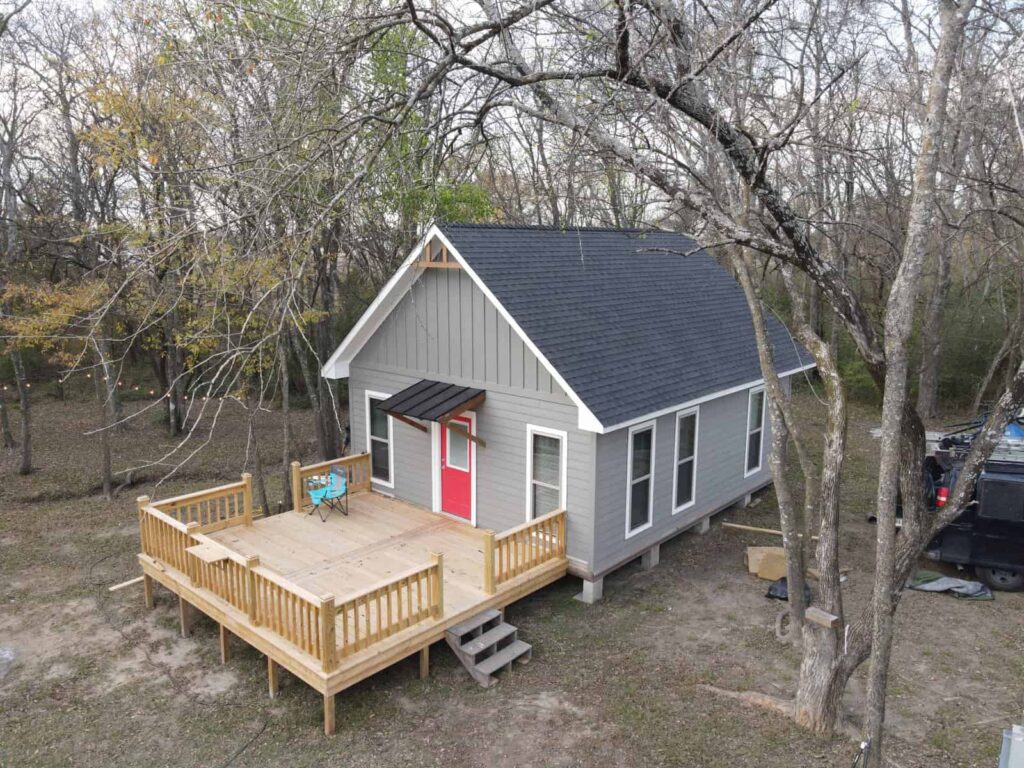 Completed architectural shingle roof replacement in Northeast Texas