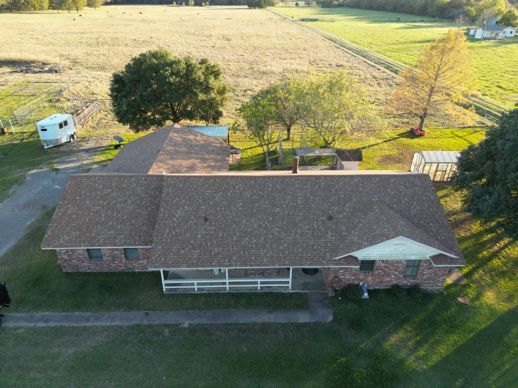 Roofing Contractor in Rockwall, TX 5 Finished shingle roof on a home in Northeast Texas