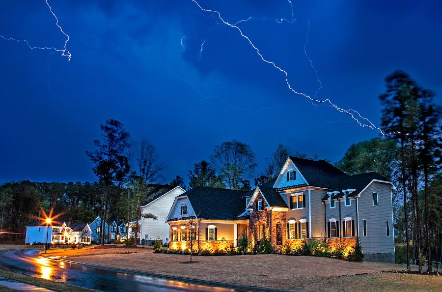 Roof Replacement 6 Signs Your Home Was Struck by Lightning 1