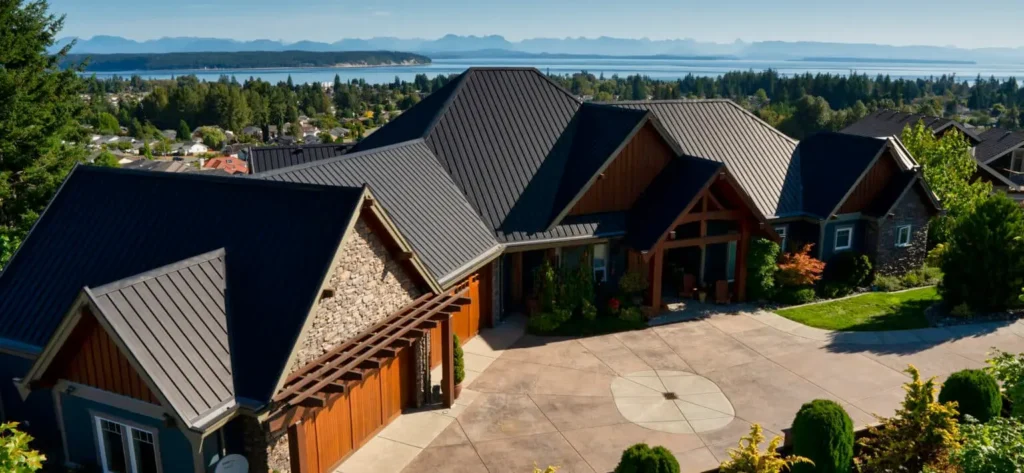 Metal roofing in Texas - standing seam metal roof installation