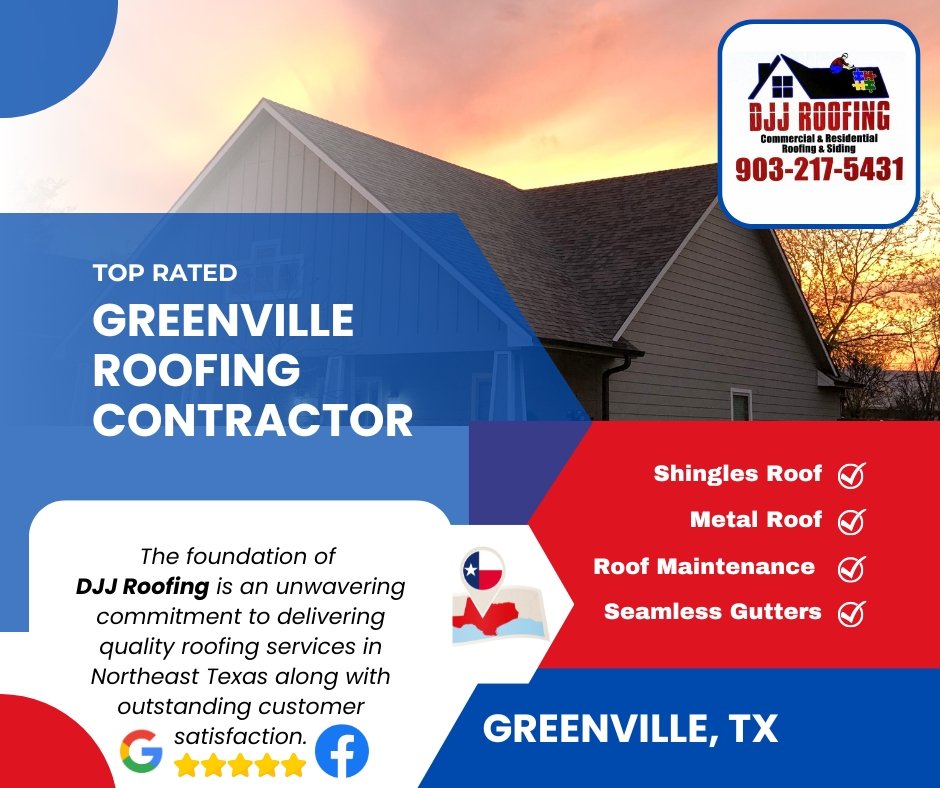 Roofing in Greenville, TX