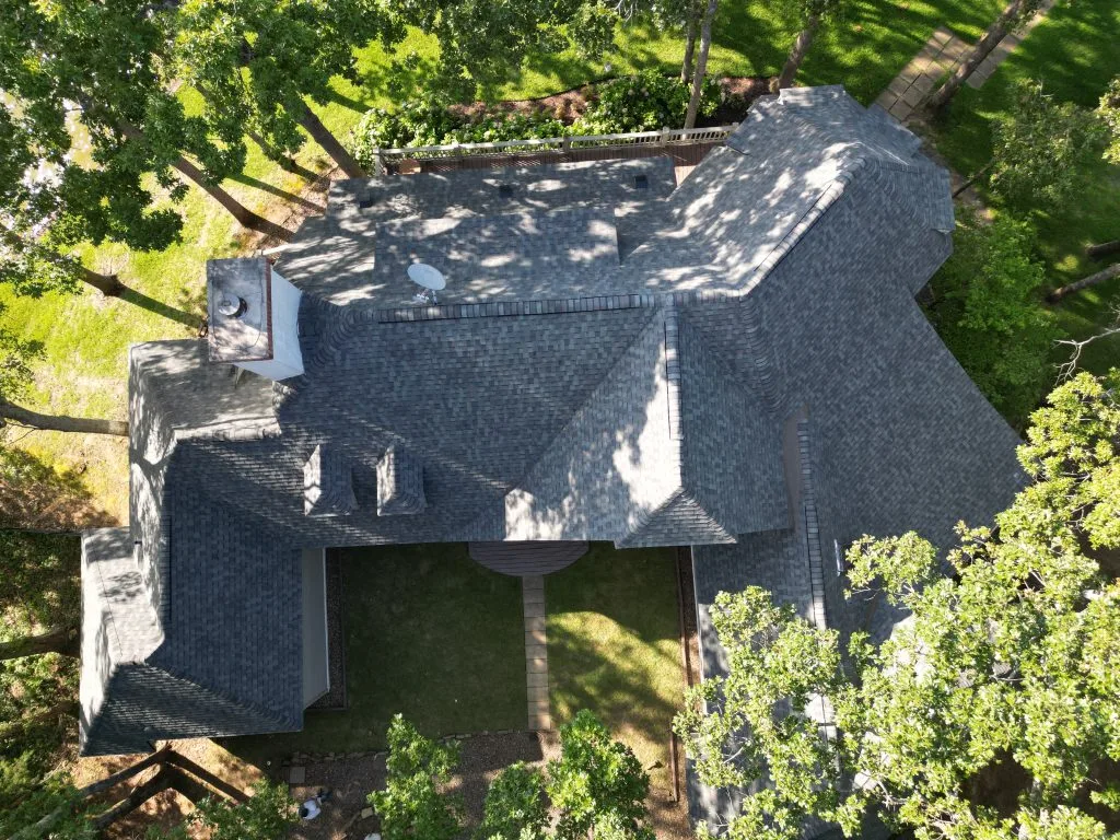 Roof condition documented during residential roofing in Greenville, TX